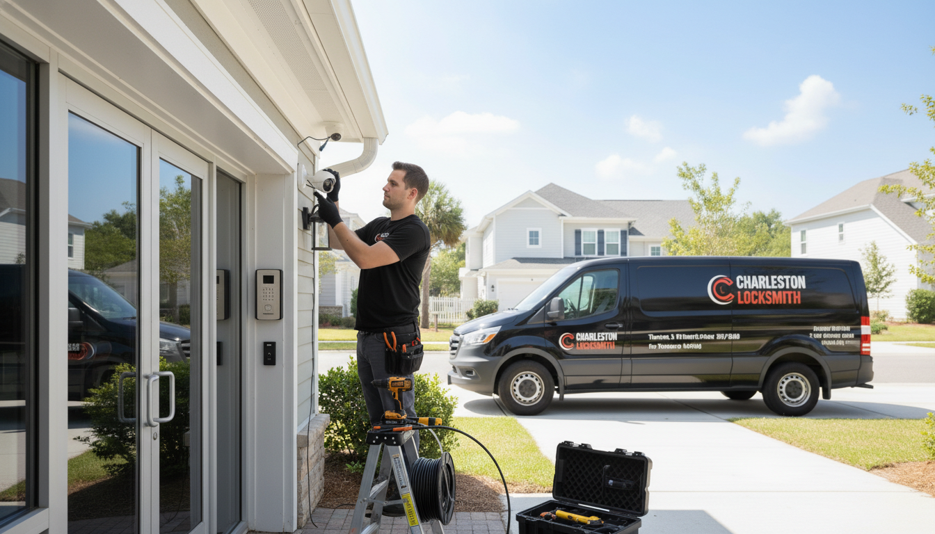 Access control and security systems installed for a Charleston business.