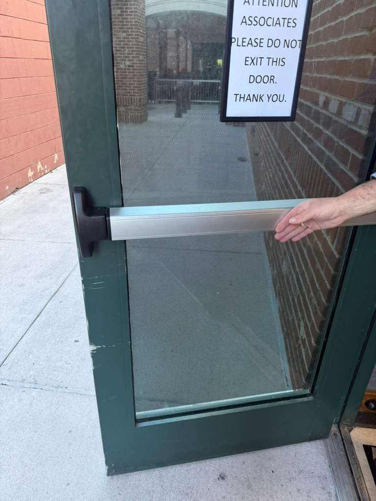 Exit device installation Charleston commercial